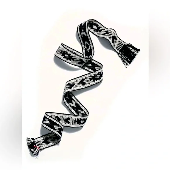 Free People Wrap Tie Belt Bands of LA hand Woven, One Size - Picture 5 of 5